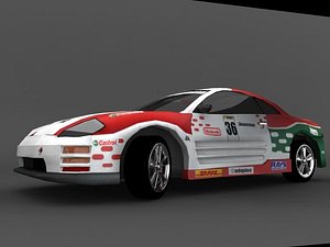mithsubisi eclipse sport 3d obj