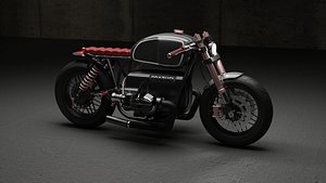 3D Custom Brat Motorcycle