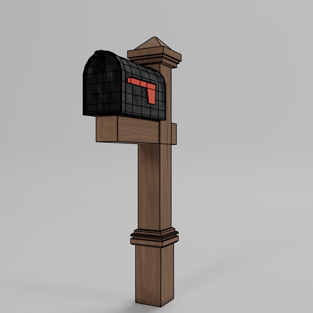 3D Mailbox Asset - TurboSquid 1658289