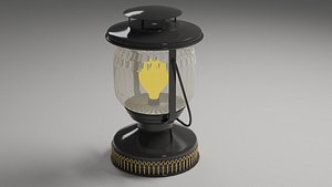 3D model lamp lighting