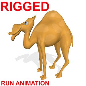 fbx cartoon camel run