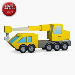 construction icons 31 crane 3d model