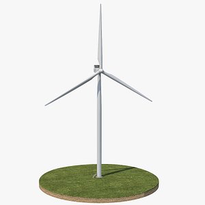 3D wind turbine ground