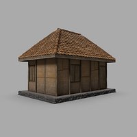 Rumah Gubuk Bali Bamboo Bamboo Balinese Hut