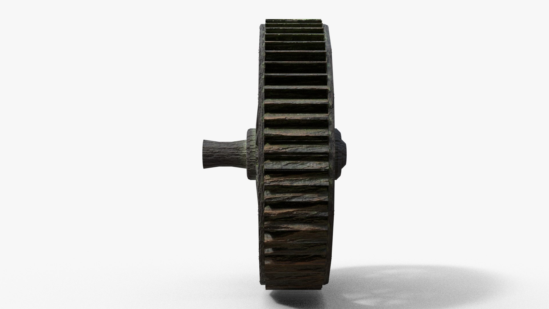 3D Wooden Waterwheel model - TurboSquid 2155561