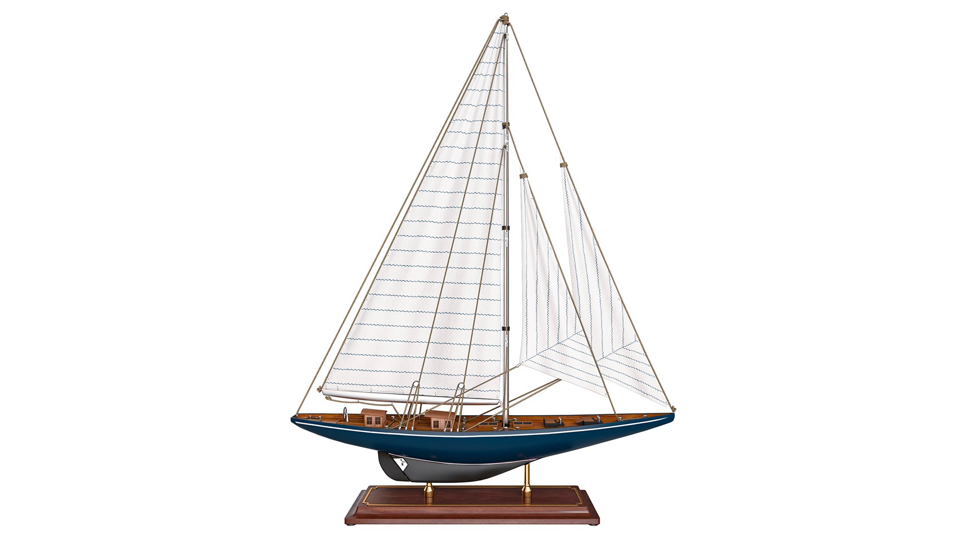 3D Model Decorative Sailing Yacht Velsheda 1933 - TurboSquid 2146162