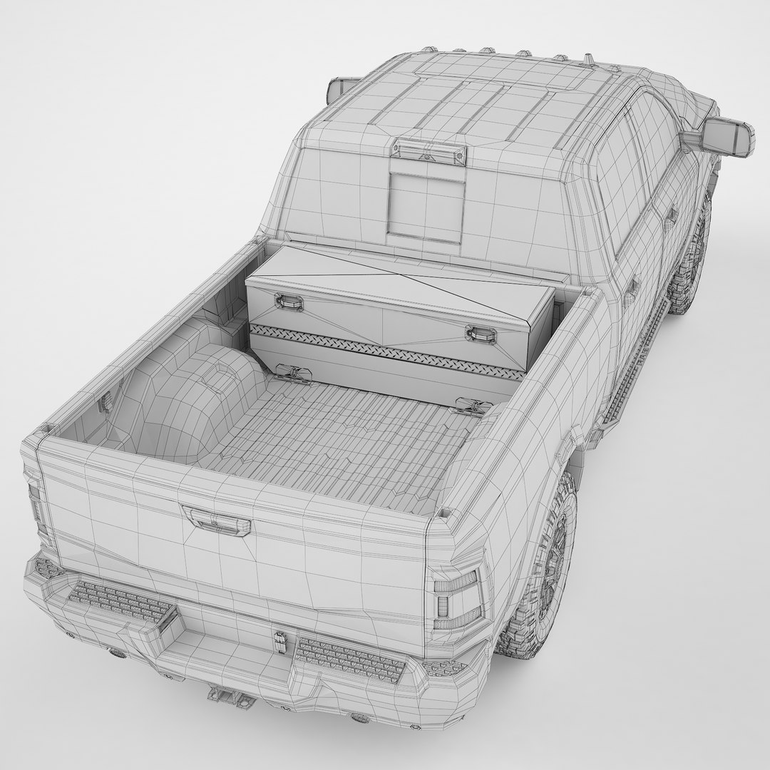 3D Pickup Truck Generic 09 - TurboSquid 2053723