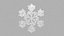 Design intrincado de floco de neve