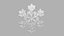 Intricate Snowflake Design 3D model