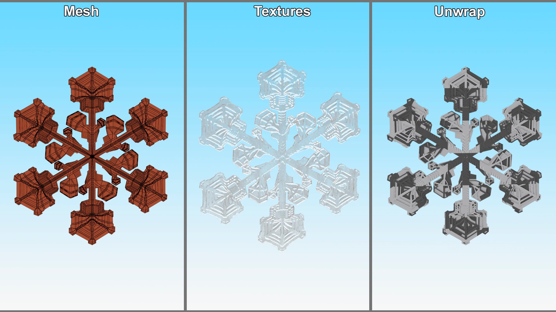 Intricate Snowflake Design 3D model https://p.turbosquid.com/ts-thumb/G7/kOu3SK/co/intricatesnowflakedesign3dmodel016/jpg/1723002113/1920x1080/fit_q87/7272426016d51c8419ff24aa91197a5726ff5d7b/intricatesnowflakedesign3dmodel016.jpg