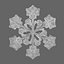 Design intrincado de floco de neve
