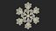 Design intrincado de floco de neve