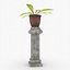 Garden Pedestal 3D model