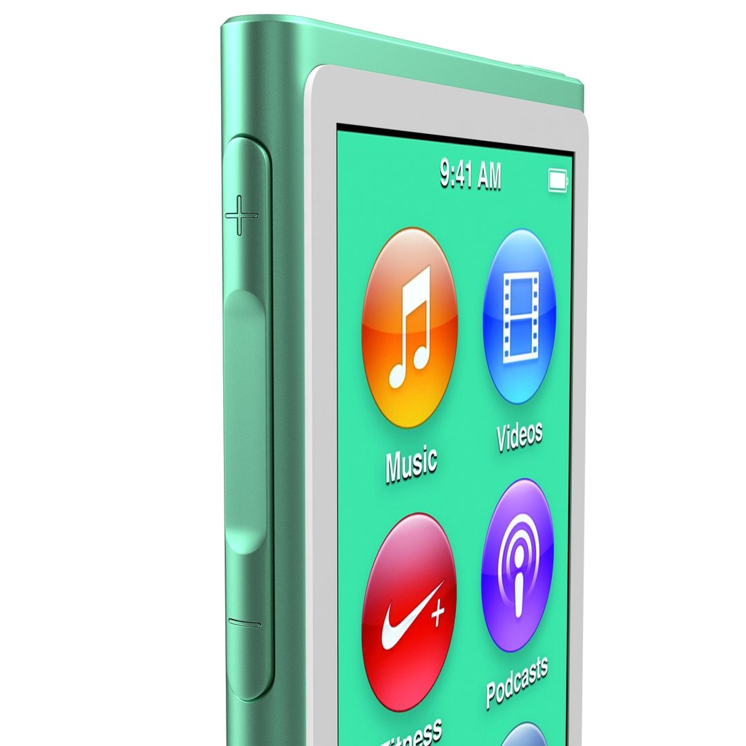 3d Ipod Nano Green Model