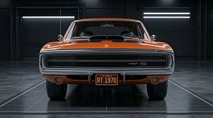 1970 Dodge Charger RT Fast and Furious Dom Toretto Car 3D Model 3D model