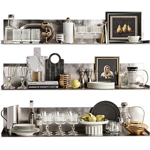 Kitchen Accessories 080 3D model