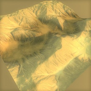 desert terrain 3d max