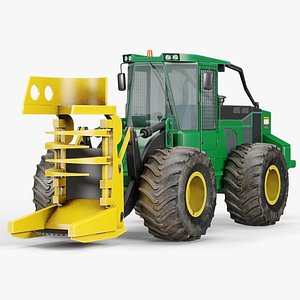 feller buncher 3D model