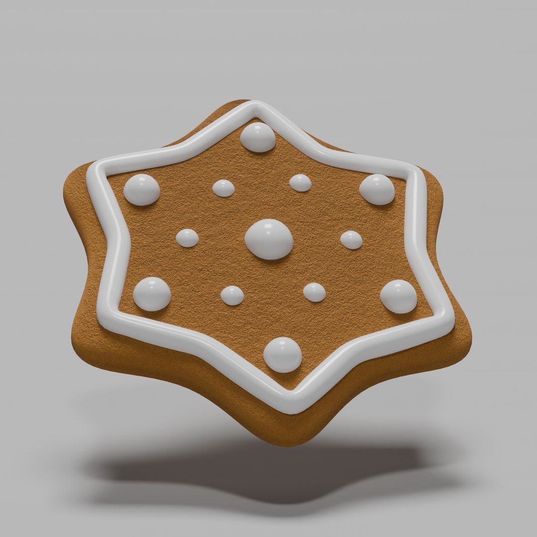 3D Star-shaped Gingerbred Cookie https://p.turbosquid.com/ts-thumb/G7/uszUZW/W2/searchimage/png/1764819274/1920x1080/fit_q87/c1e9719364ab0df49f945a2a2ffd0b5377607851/searchimage.jpg