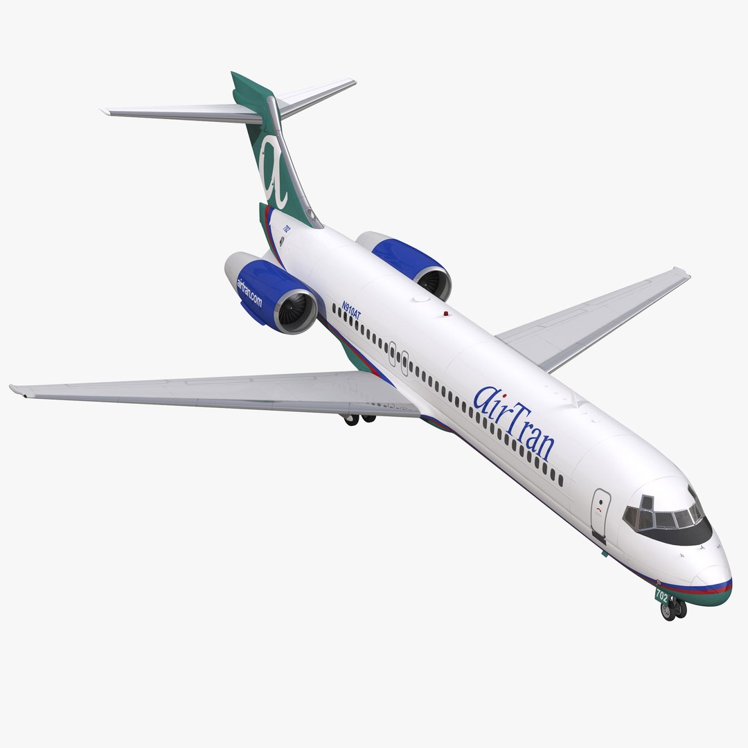 Boeing 717-200 AirTran Airways 3D Model 3D model preview