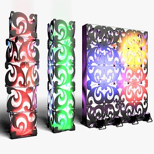 Stage Decor 8 - Modular Wall Column 3D model
