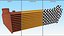 Mishimoto Gold Car Intercooler Up Side Pipes