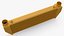 Mishimoto Gold Car Intercooler Up Side Pipes