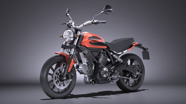 ドゥカティスクランブラーSixty2 20163Dモデル - TurboSquid 1036441