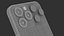 Apple iPhone 15 Pro Max Bleu Titane modèle 3D