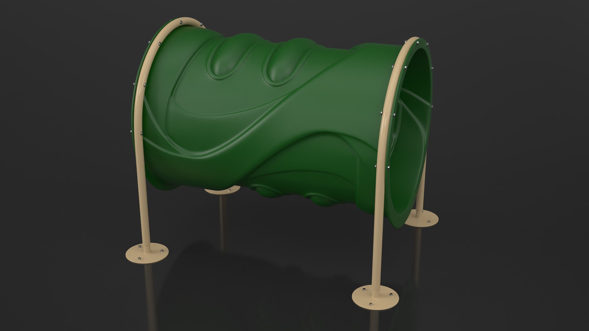 Dog Park Tunnel Run Green 3D Model TurboSquid 2051726