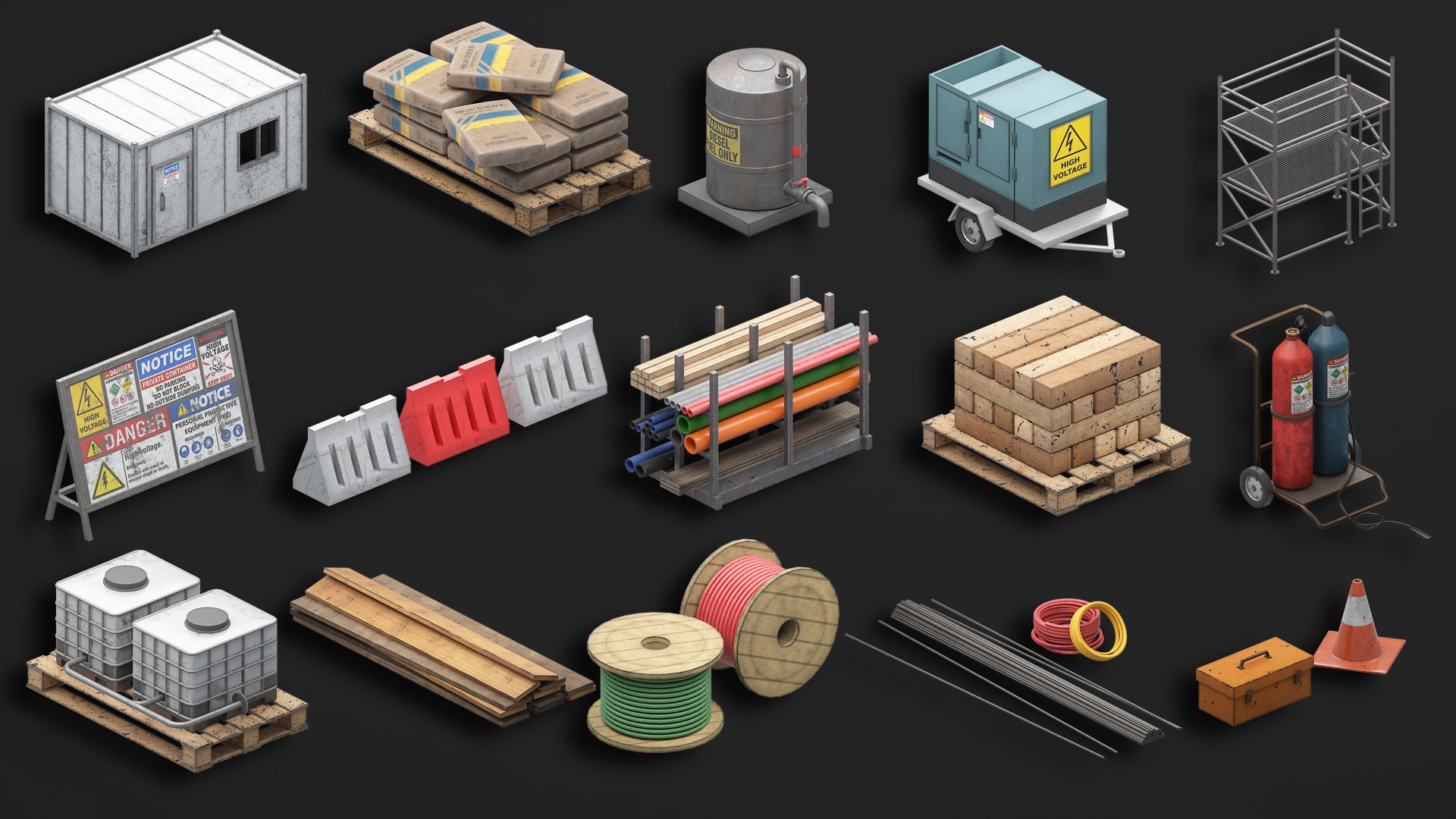 Site Logistics Pack 3D model https://p.turbosquid.com/ts-thumb/G8/5fEBTb/38/7/jpg/1786208688/1920x1080/fit_q87/a8433af25c7a37c9eb0c108a80b67e514dd3b05b/7.jpg