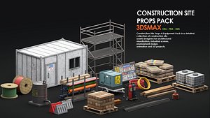 Site Logistics Pack 3D model