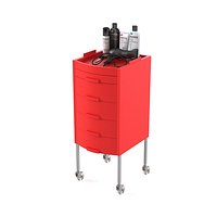 Maletti Manhattan red Speedy Trolley