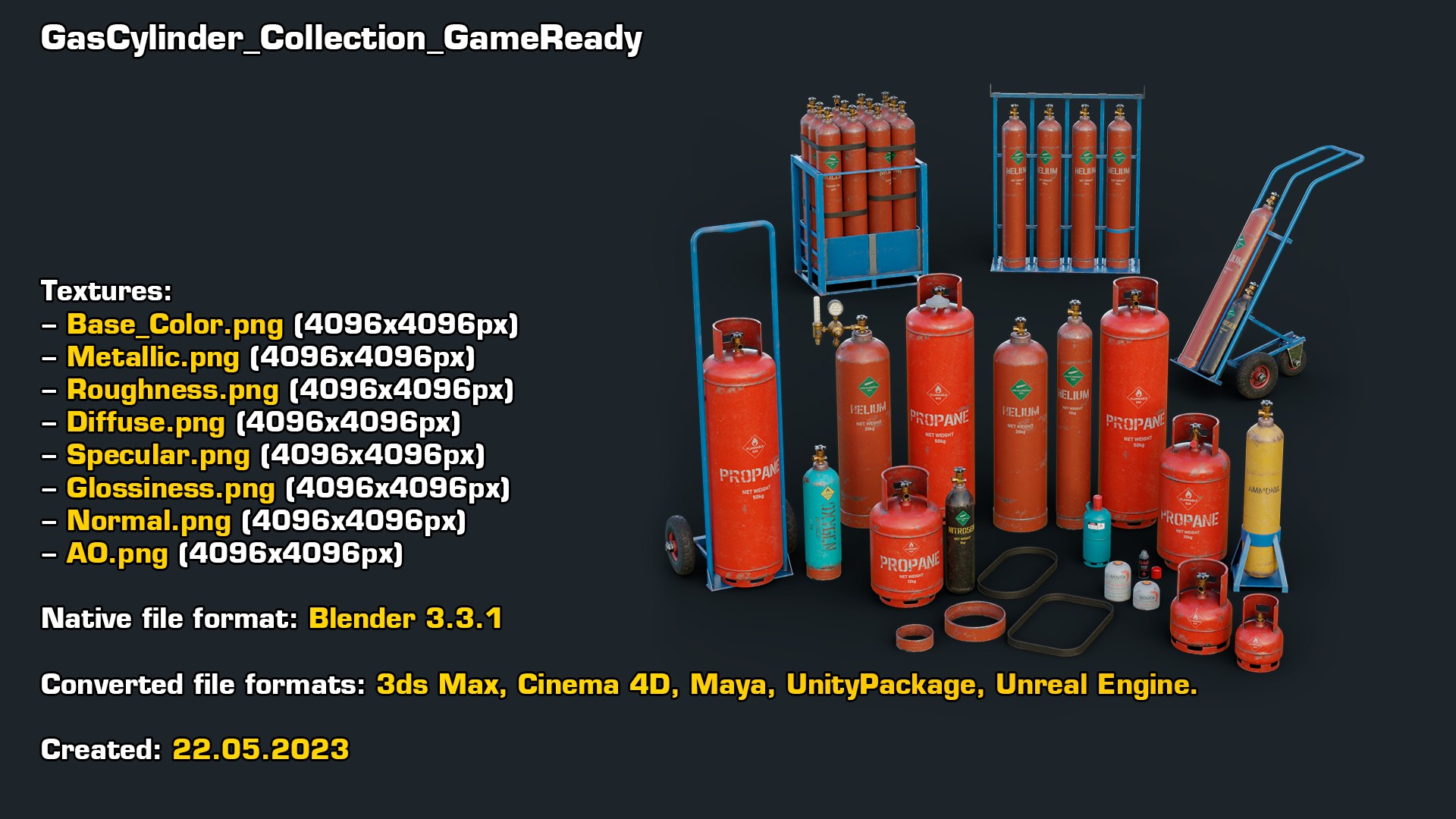 3D Gas Cylinders Collection GameReady https://p.turbosquid.com/ts-thumb/G8/JRrBaF/KX/stats/png/1684787149/1920x1080/fit_q87/f2134917d302e58ca35e9cf9ad1076f89afa523c/stats.jpg
