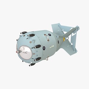 3D model RDS-1 First Soviet atomic bomb