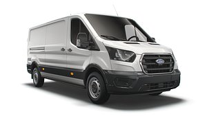 Ford Transit Van L3H1 Leader 2021 3D model
