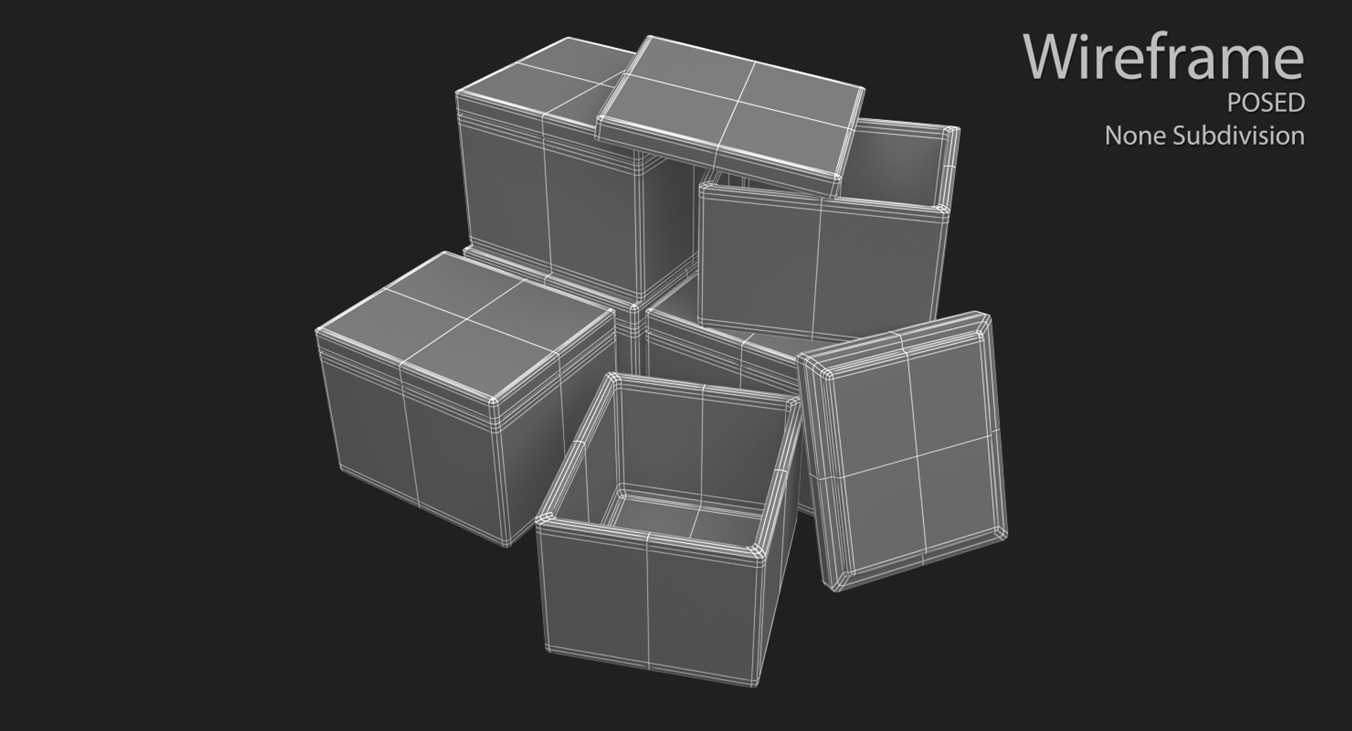 Polyfoam Boxes Model - TurboSquid 1185922