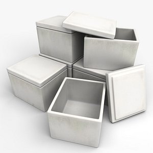 polyfoam boxes model