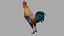 Rooster OBJ 3D
