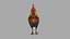 Rooster OBJ 3D