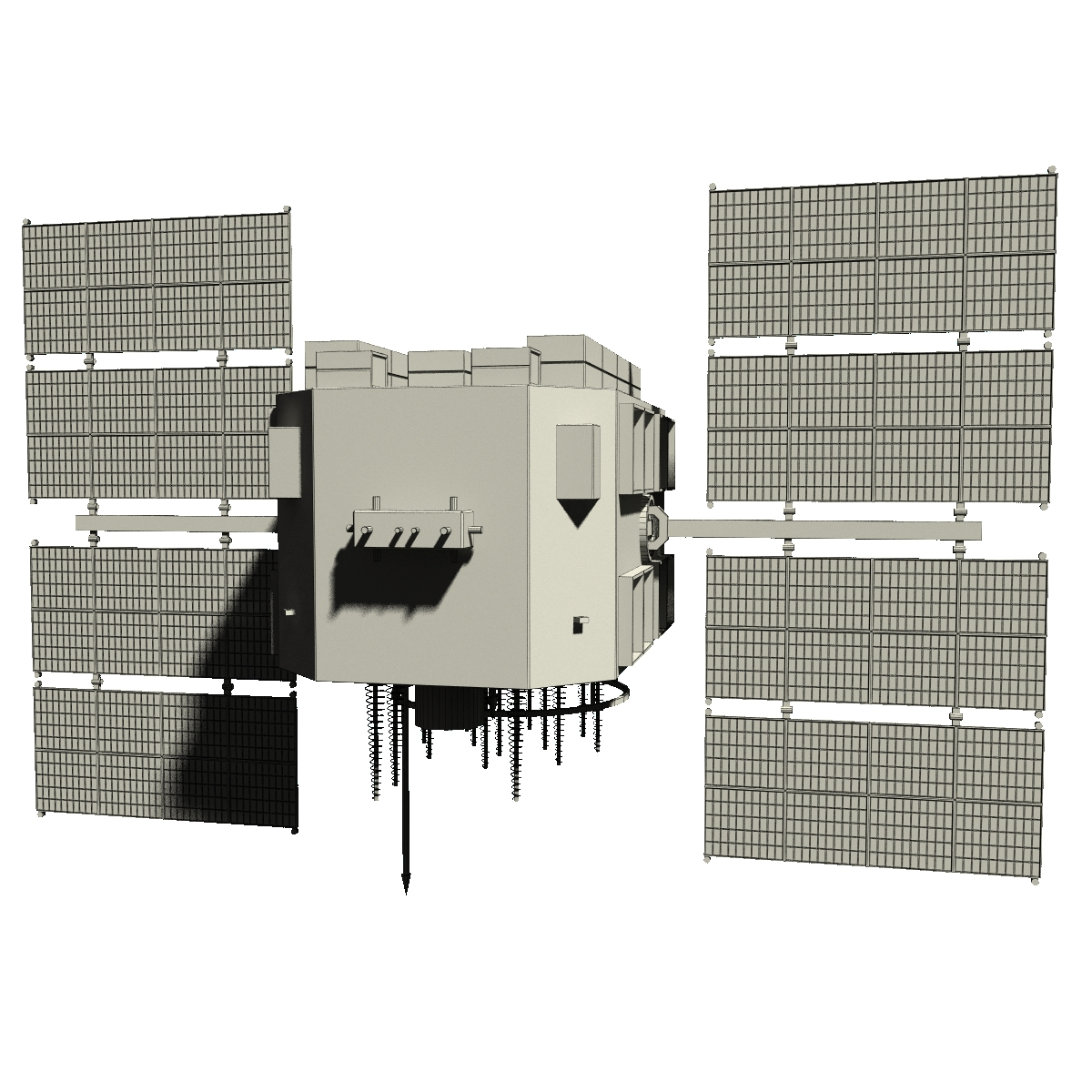 3d Model Satellite Gps