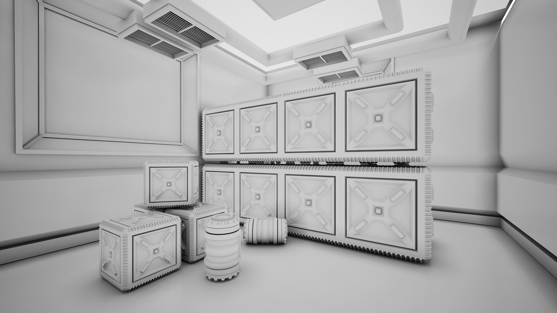 3D Sci-fi Corridor Set 04 CLAY https://p.turbosquid.com/ts-thumb/G8/Q4HCPE/ZY/026/jpg/1620166153/1920x1080/fit_q87/05a9aa41c2f1809a90eabcce336f2d34104c9af1/026.jpg