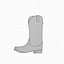 Bottes de cowboy blanches