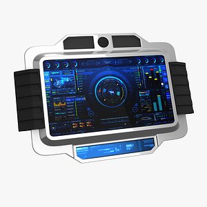 sci-fi touch pad 2 3D model