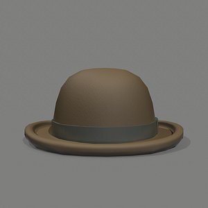 3D model english hat