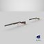 Double Barrel Shotguns 01 Single Mat All PBR Unity UE Textures