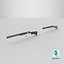 Double Barrel Shotguns 01 Single Mat All PBR Unity UE Textures