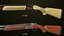 Double Barrel Shotguns 01 Single Mat All PBR Unity UE Textures
