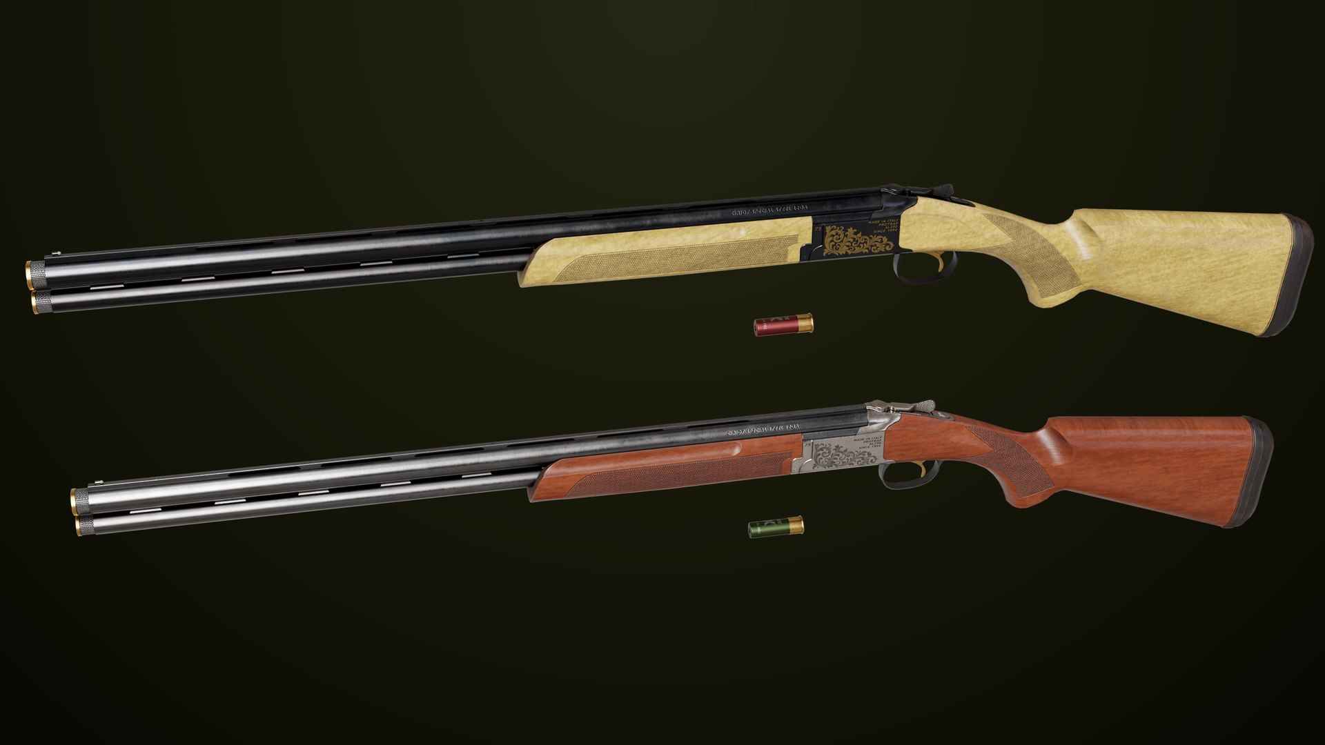 Double Barrel Shotguns 01 Single Mat All PBR Unity UE Textures 3D model https://p.turbosquid.com/ts-thumb/G8/ew5gx4/R5/classic_shotgun01_0030/jpg/1757661732/1920x1080/fit_q87/b94c6516d97dba3eaeb234d52048200c1ded68a4/classic_shotgun01_0030.jpg