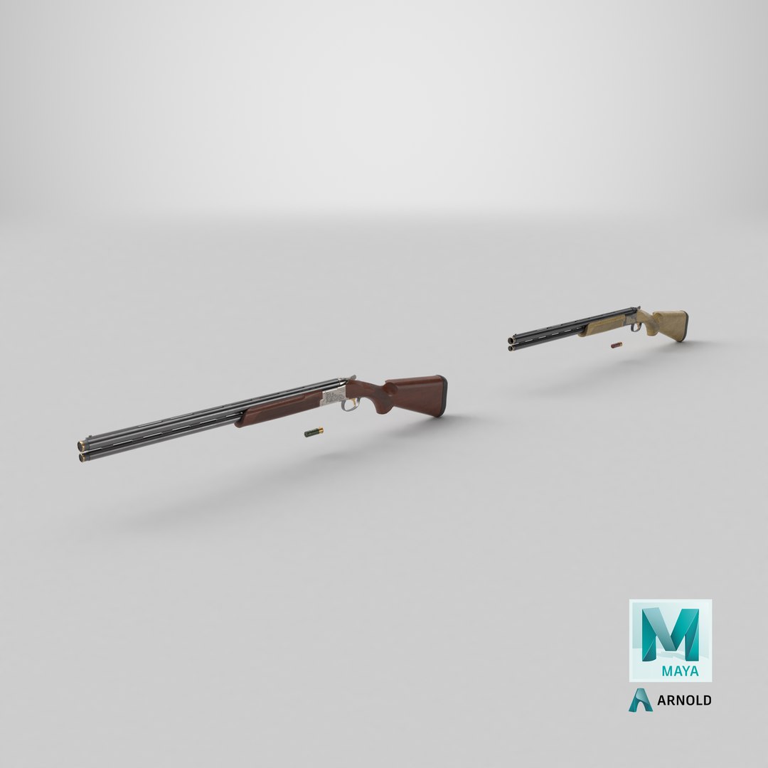 Double Barrel Shotguns 01 Single Mat All PBR Unity UE Textures 3D model https://p.turbosquid.com/ts-thumb/G8/ew5gx4/V2/stemcell_maya_arnold_render/png/1777991265/1920x1080/fit_q87/f3353a8dcf51a659a62e2f8665b5909909059c71/stemcell_maya_arnold_render.jpg